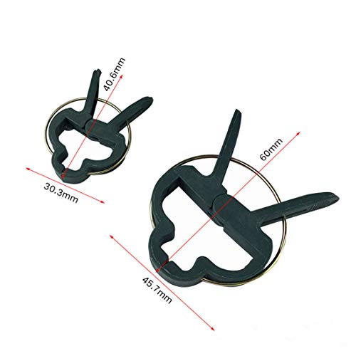 Yinghezu 40 Pcs Plant Support Clips,Flower and Vine,Garden Tomato ...