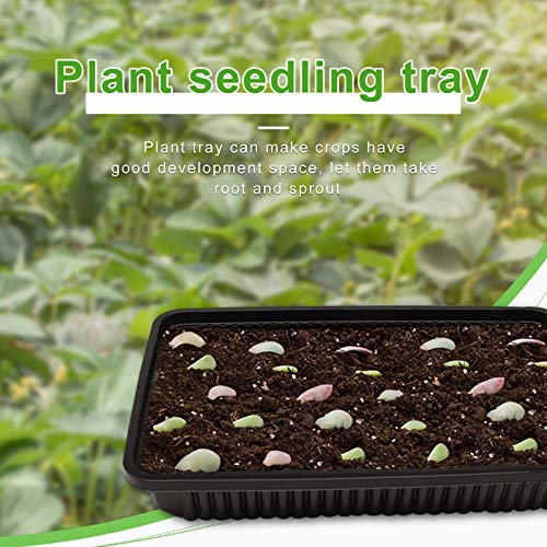 5/10 Pack Seed Starter Trays Seedling Tray Square Black Cultivatio...