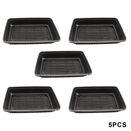 5/10 Pack Seed Starter Trays Seedling Tray Square Black Cultivatio...