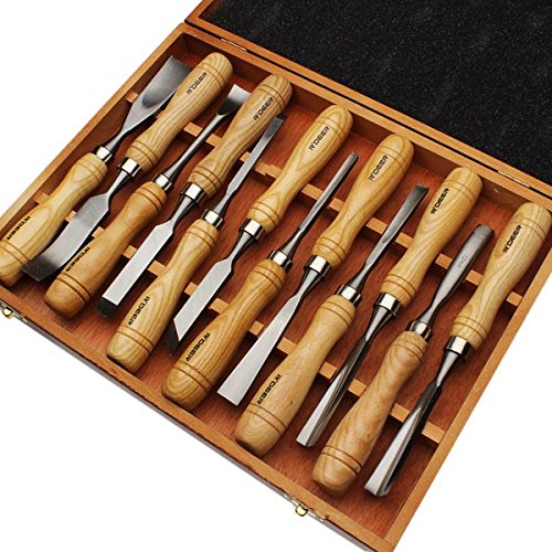 Carving Chisels Kit,Yingte 12pcs Carving Chisels Kit Wood Working ...