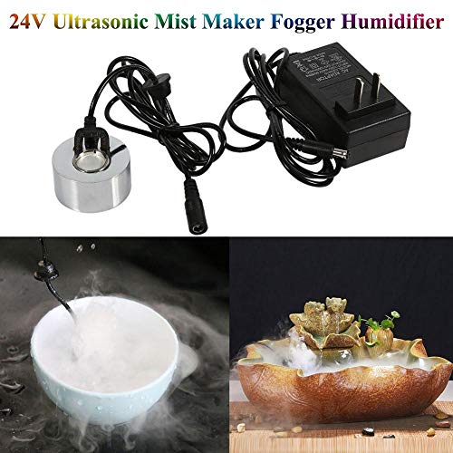 24V LED Mister Maker Fogger Water Fountain Pond Fog Machine Atomiz...