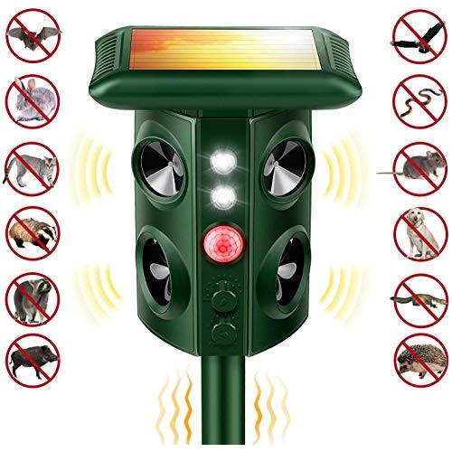 YINKUU Solar Mole Snake Repeller, New 2019 Upgraded Ultrasonic A...