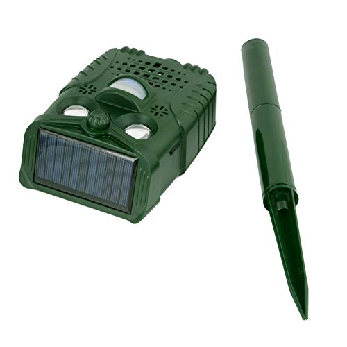 YINSY Solar Animal Repeller,Solar Dog Cat Repellent,Waterproof PIR...