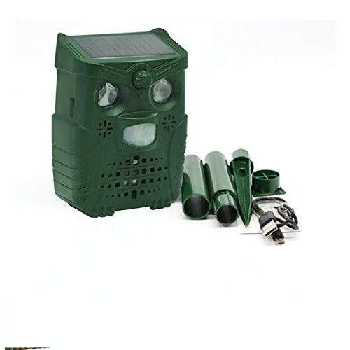 YINSY Solar Animal Repeller,Solar Dog Cat Repellent,Waterproof PIR...