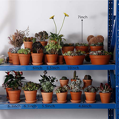 Yishang Large Terracotta Pots for Succulent - 10 Inch Cactus Plant...