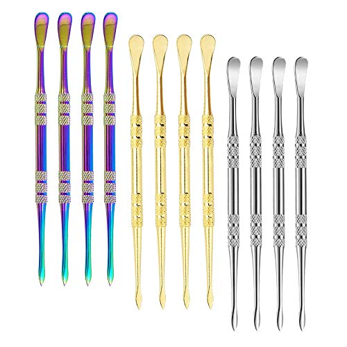 12 Pack Wax Carving Tool Stainless Steel Wax Sculpting Tools Rainb...
