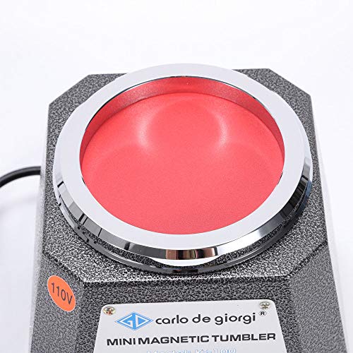 4 Speeds Control 100mm Magnetic Jewel Tumbler Polisher&Finisher fo...