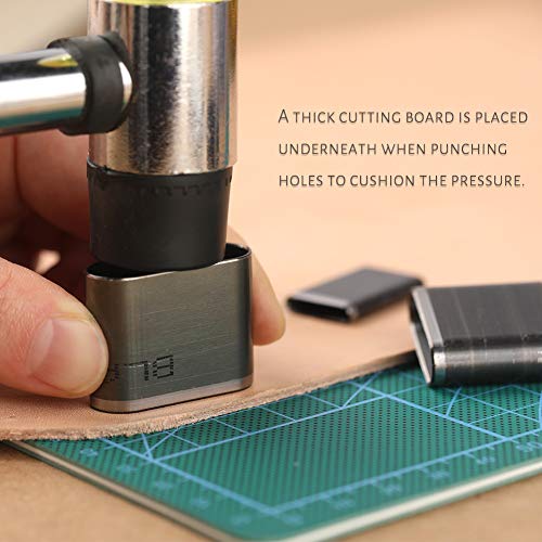 52 Shape Style Hollow Punch Cutter Tool, Leather Cutting Tools wit...