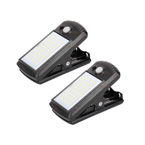YJFWAL 2 Pack Solar Lights Outdoor 40 LED 3 Modes Clip on Lights O...