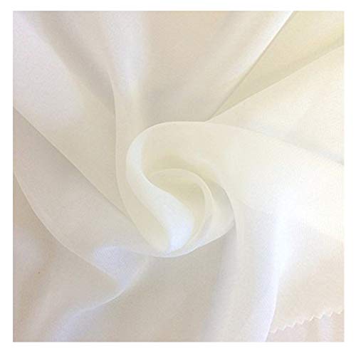 58 Solid Color Chiffon Fabric Rustic Sheer Bridal Wedding Party D...