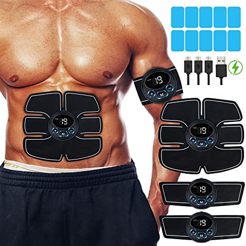 Yjkoo Abs Muscle, Muscle Toner, Portable Muscle Trainer, Fitness E...