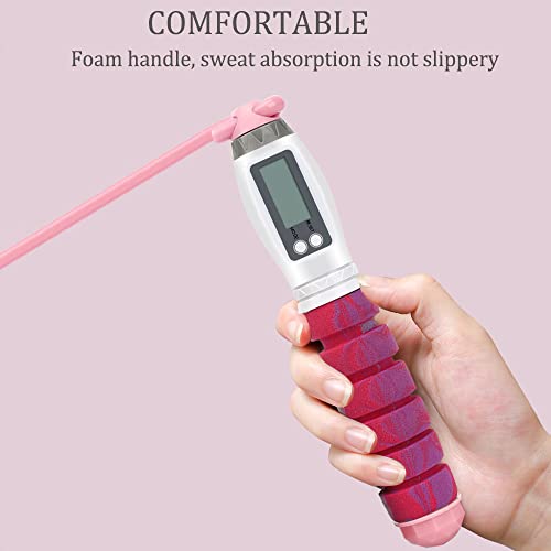 Workout Jump Rope with Counting ,9.85ft Adjustable Skipping Rope w...