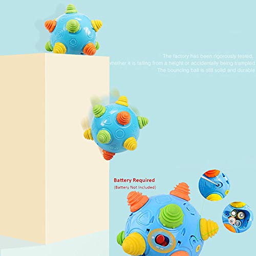 Toddlers Baby Music Shake Dancing Ball Toy, Move and Crawl Ball To...