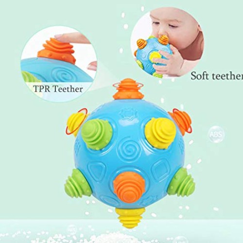 Toddlers Baby Music Shake Dancing Ball Toy, Move and Crawl Ball To...