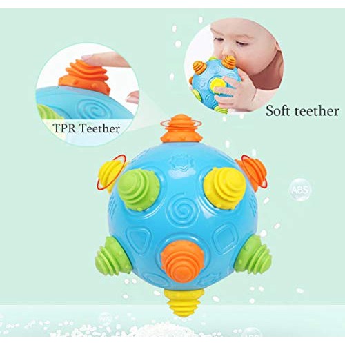 Toddlers Baby Music Shake Dancing Ball Toy, Move and Crawl Ball To...