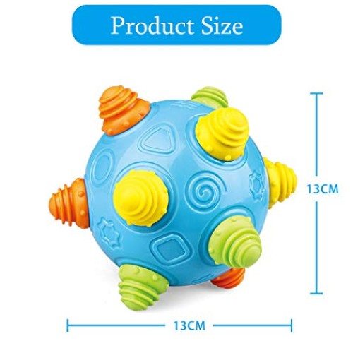 Toddlers Baby Music Shake Dancing Ball Toy, Move and Crawl Ball To...