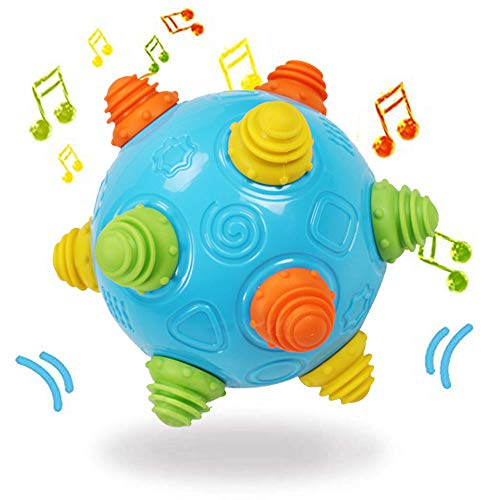 Toddlers Baby Music Shake Dancing Ball Toy, Move and Crawl Ball To...