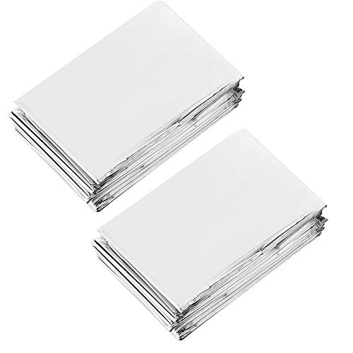 Ymiko 2 Pack Covering Foil Sheets Silver Reflective Mylar Film for...