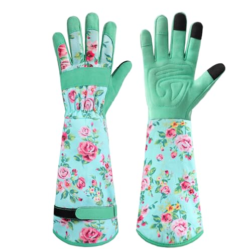Ymomode Garden Gloves for Women - Long Sleeve Garden Gloves Ladies...