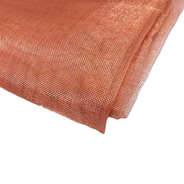 13 x 40 99.9% Pure Copper Filter Coarse Dense Gauze Mesh #120