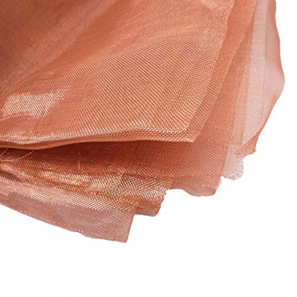 13 x 40 99.9% Pure Copper Filter Coarse Dense Gauze Mesh #40