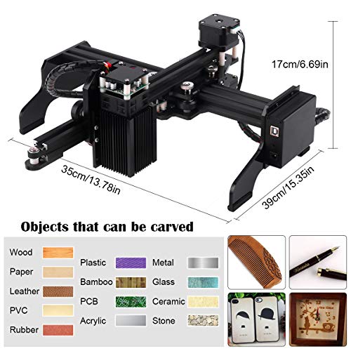 Yofuly 7000mW Laser Engraver Machine Upgrade Version DIY Mini CNC ...