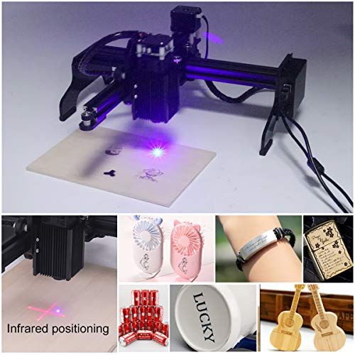 Yofuly 7000mW Laser Engraver Machine Upgrade Version DIY Mini CNC ...