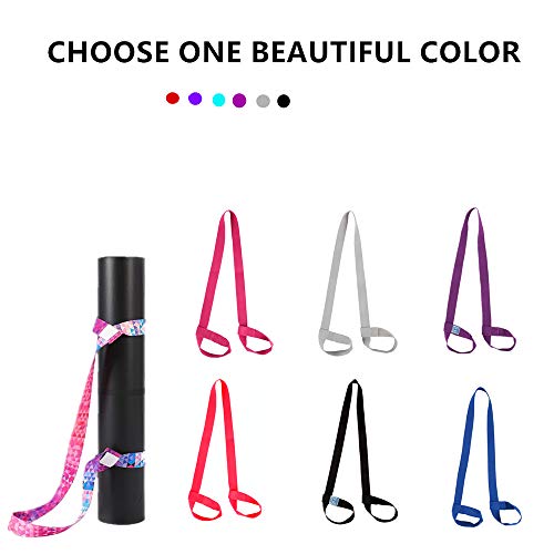 YOGAER Yoga Mat Carrier Strap, Adjustable Thick Straps Sling for C...