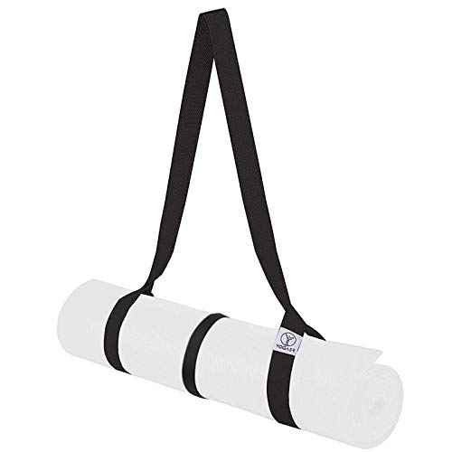 YOGAER Yoga Mat Carrier Strap, Adjustable Thick Straps Sling for C...