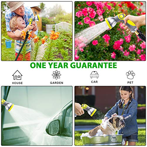 YOJULY Expandable Garden Hose,50 ft Leakproof Lightweight Garden W...