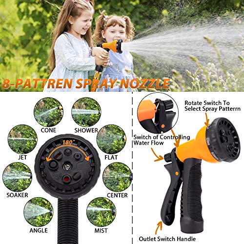 YOJULY Garden Hose Expandable -100ft Expandable Hose, Leakproof Li...