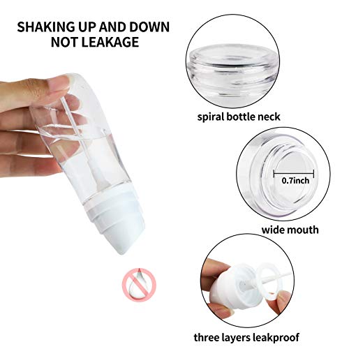 Small Spray Bottle with Fine Mist, 2 Pack 3.4oz/100ml Travel Spray...