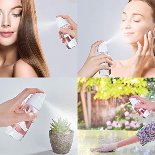 Small Spray Bottle with Fine Mist, 2 Pack 3.4oz/100ml Travel Spray...