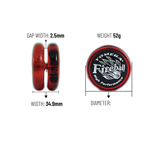 Yomega Fireball - Professional Responsive Transaxle Yoyo, Great Fo...