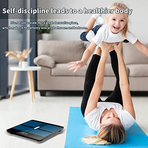Digital Bathroom Scale for Body Weight, YONCON Body Weight Scale U...