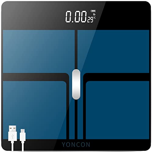 Digital Bathroom Scale for Body Weight, YONCON Body Weight Scale U...