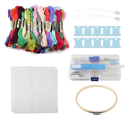 Yongfer Embroidery Pen Set-50 Color Knitting Thread Multi Tool Sew...