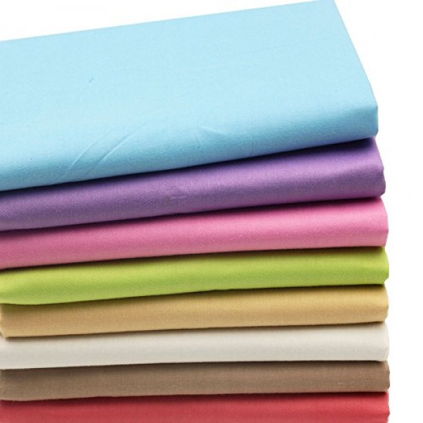 8pcs/Lot 100% Cotton Fabrics Solid Color Fabric for Patchwork Art ...