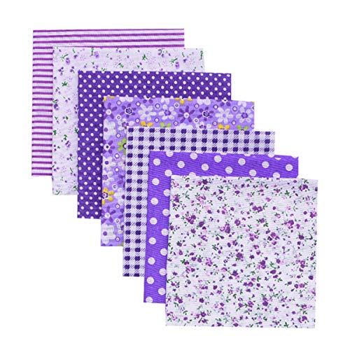 YONGSNOW 7pcs 9.8 x 9.8 25 x 25cm Assorted Floral Printed Squa...