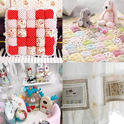 YONGSNOW 7pcs 9.8 x 9.8 25 x 25cm Assorted Floral Printed Squa...