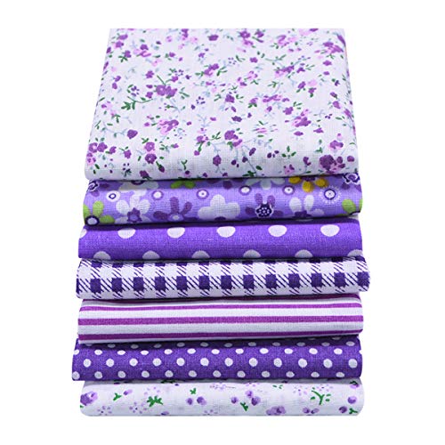 YONGSNOW 7pcs 9.8 x 9.8 25 x 25cm Assorted Floral Printed Squa...