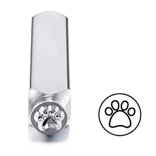 Yoption 6mm Dog Paw Metal Punch Stamp Stamping Tool for Stamping/P...