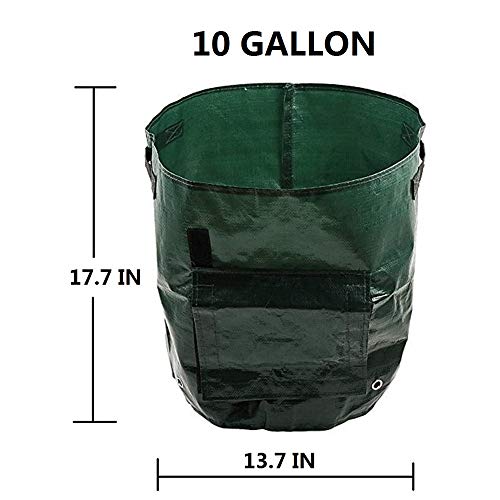 YOQXHY 3 Pack Potato Grow Bags 10 Gallon Garden Vegetables Plant...