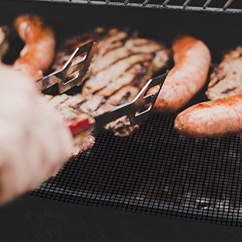 BBQ Grill Mesh Mat- Non-Stick Cooking Mats for Grilled Vegetables/...