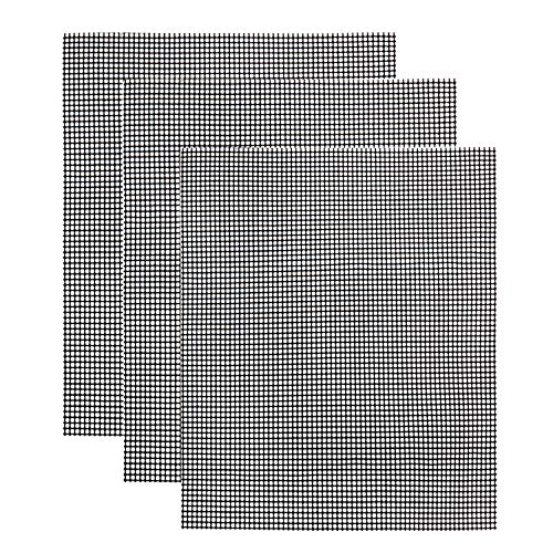 BBQ Grill Mesh Mat- Non-Stick Cooking Mats for Grilled Vegetables/...