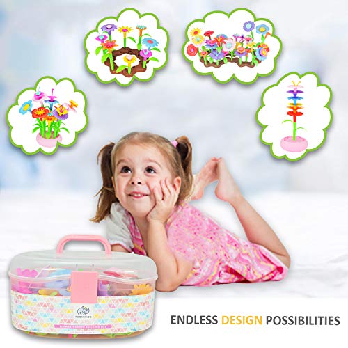 Yosh Kids Flower Garden Building Toys – Pretend Play Child Gardeni...