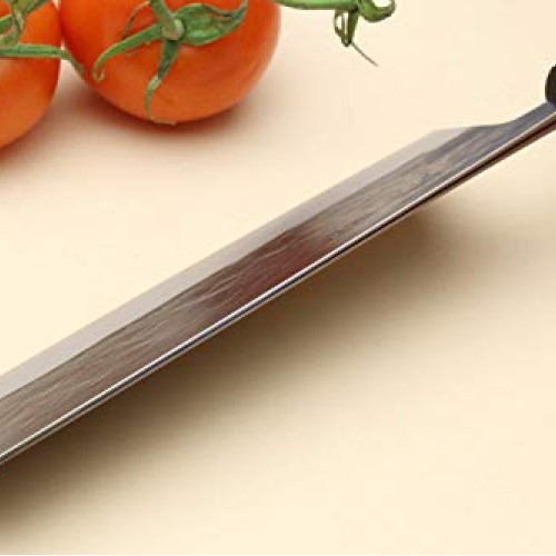 Yoshihiro Kurouchi Black-Forged Blue Steel Stainless Clad Nakiri J...
