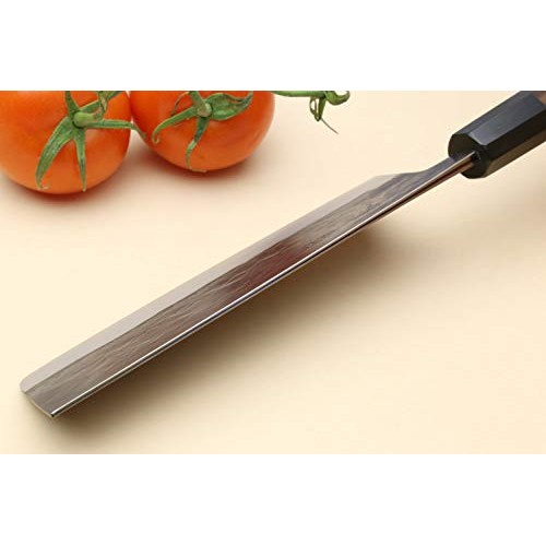Yoshihiro Kurouchi Black-Forged Blue Steel Stainless Clad Nakiri J...