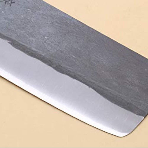 Yoshihiro Kurouchi Black-Forged Blue Steel Stainless Clad Nakiri J...