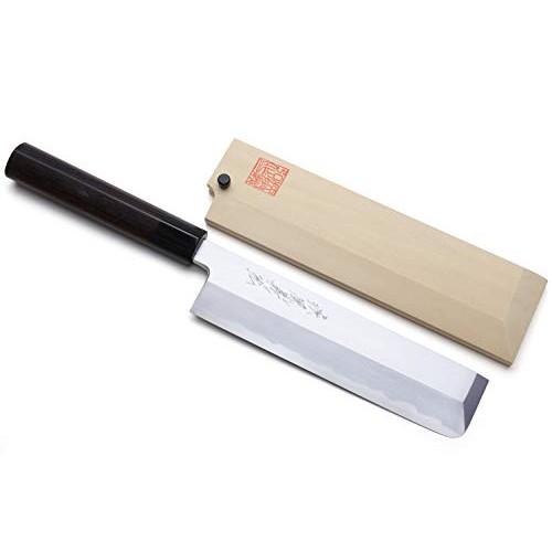 Yoshihiro Shiroko High Carbon Steel Kasumi Edo Usuba Vegetable Jap...